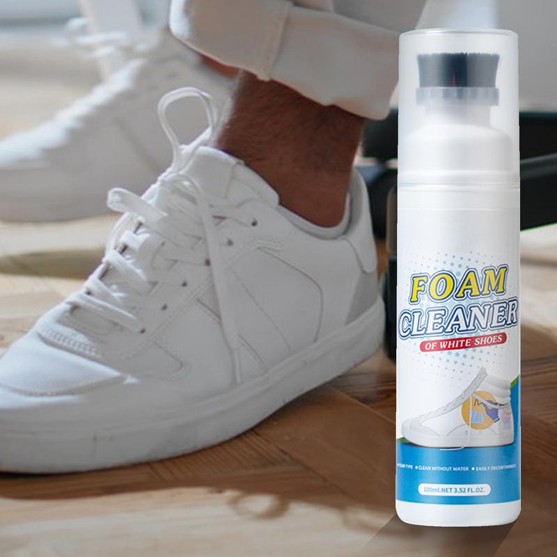 Sneaker Care Kit - ที่ทำความสะอาดรองเท้าสีขาวรองเท้าที่ทำความสะอาดด้วยหัวแปรงอุปกรณ์ทำความสะอาดกล้องรองเท้าหนังที่มีประสิทธิภาพ