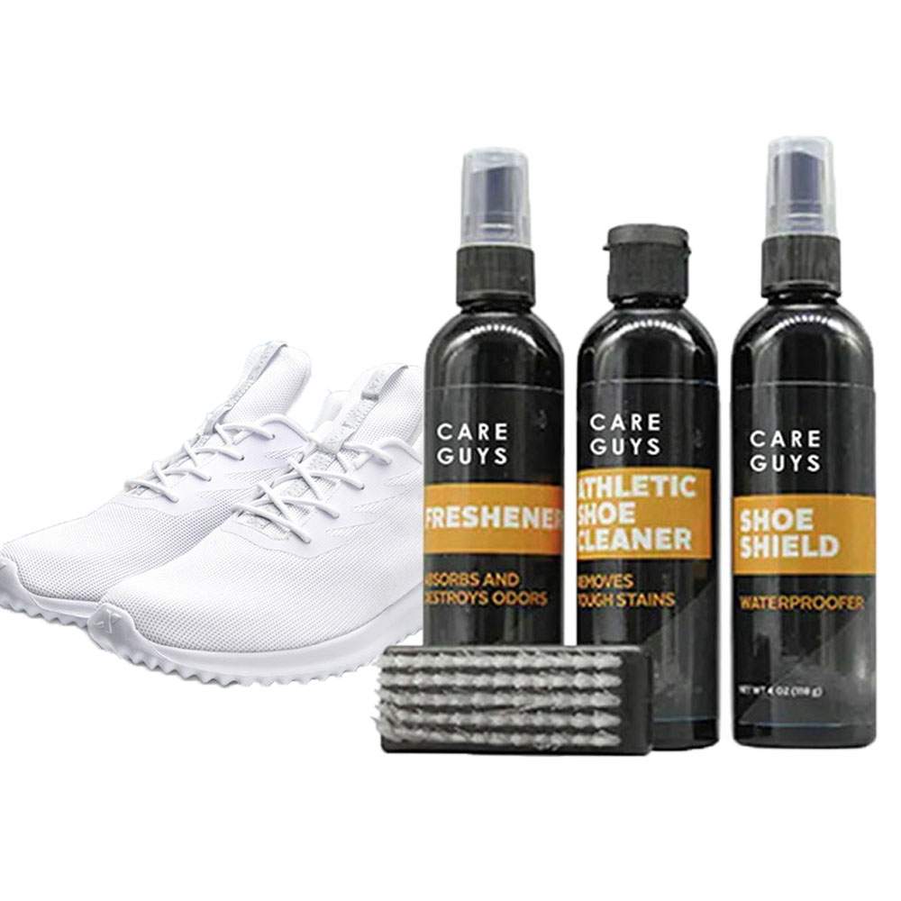 Sneaker Care Cleaner - น้ำยาทำความสะอาดรองเท้า ชุดทำความสะอาดรองเท้าผ้าใบ น้ำยาปรับอากาศรองเท้ากีฬา ฟิล์มกันน้ำ พร้อมแปรงขัดรองเท้า น้ำยาขจัดคราบแบบไม่ต้องล้าง