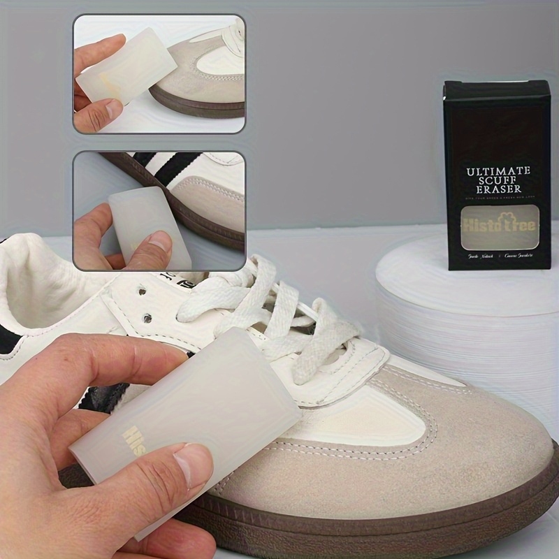Sneaker Care Cleaner - น้ำยาทำความสะอาดรองเท้าคุณภาพสูง 1 ชิ้น สำหรับขจัดคราบและฝุ่น เหมาะสำหรับรองเท้าผ้าใบ หนังกลับ
