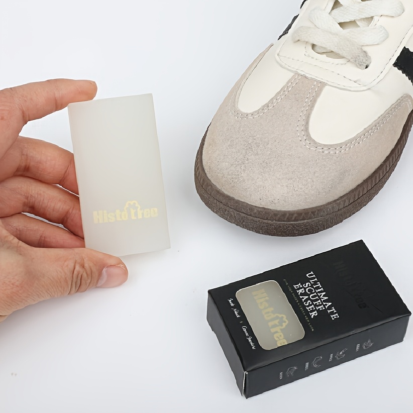 Sneaker Care Cleaner - ยางลบทำความสะอาดรองเท้า 1/2 ชิ้น สำหรับขจัดคราบสีขาวบนรองเท้า ยางลบดูแลรองเท้าผ้าใบ ขจัดคราบสกปรก