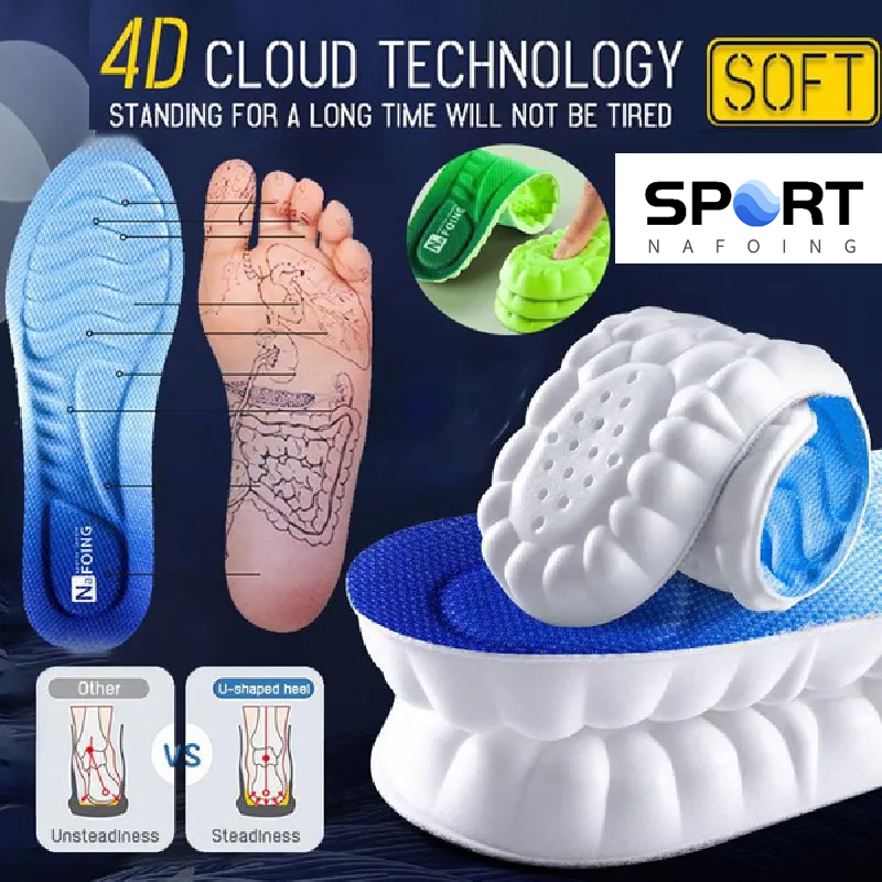 Care For Sneaker - แผ่นรองรองเท้ากีฬาเทคโนโลยี 4D Cloud สำหรับรองเท้า พื้นรองเท้า EVA