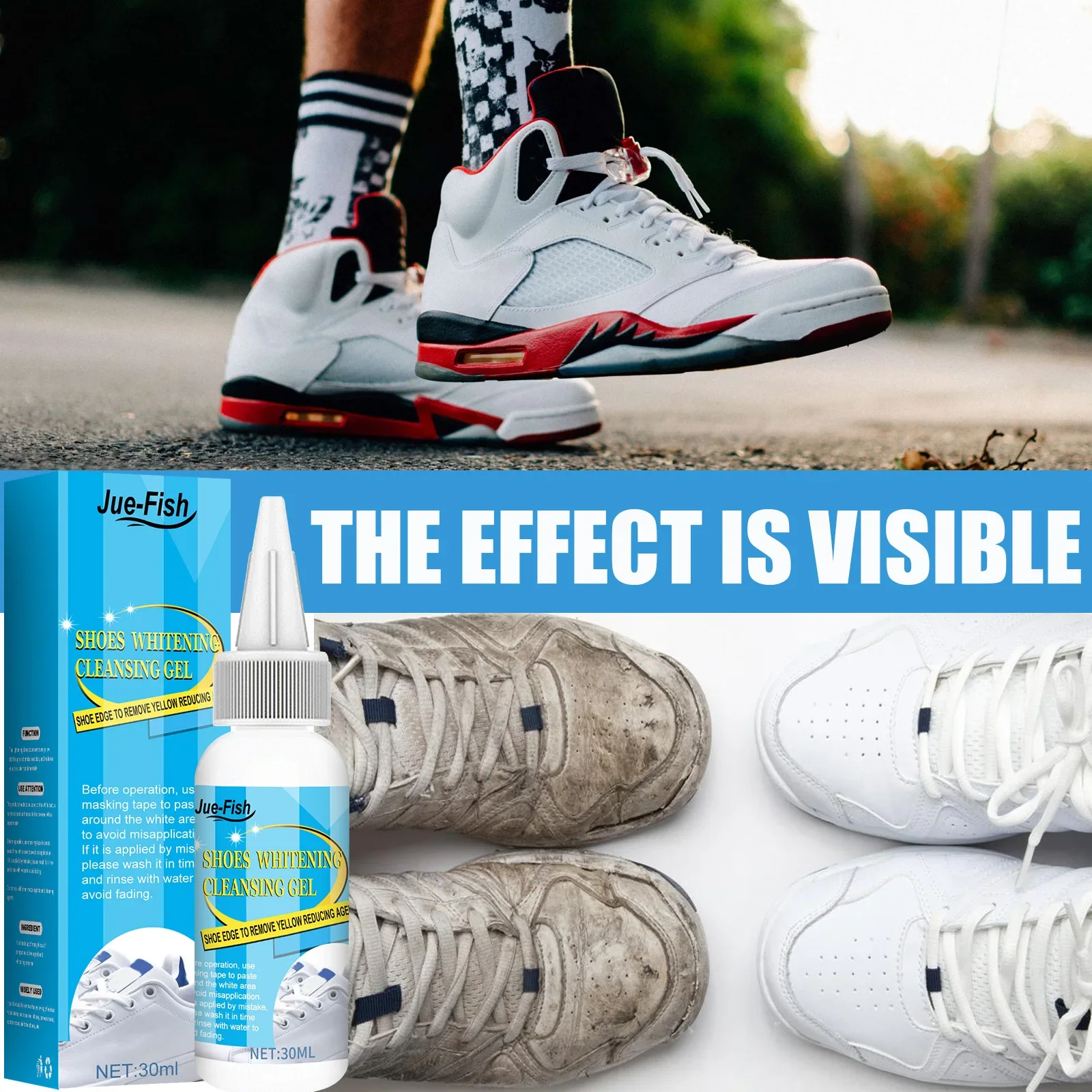 ชุดทำความสะอาดรองเท้าสีขาวน้ำย - Sneaker Care Kit บทวิจารณ์และราคา