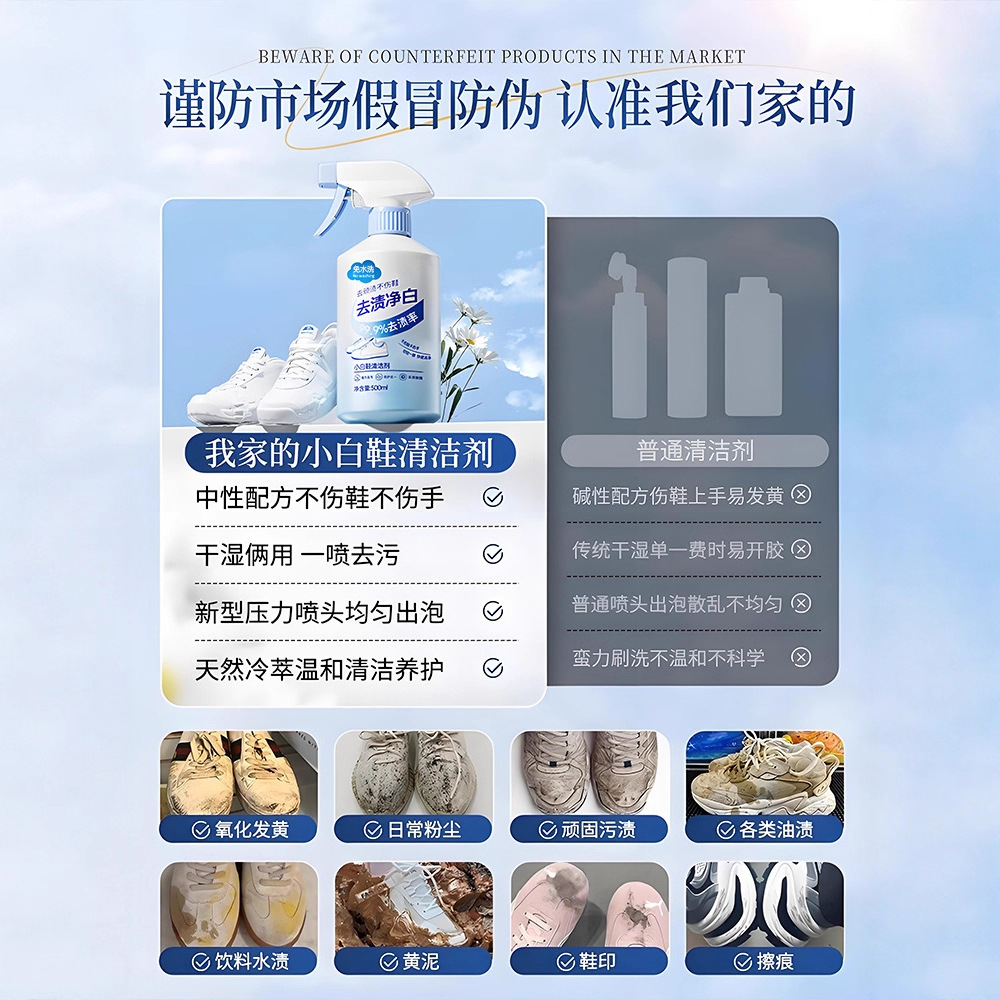 น้ำยาทำความสะอาดรองเท้าสีขาว 5 - Sneaker Care Cleaner บทวิจารณ์และราคา